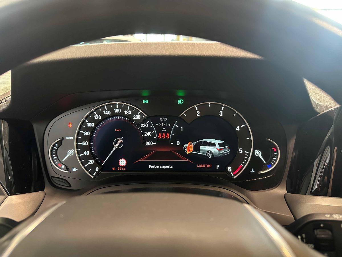 BMW 320d Touring Business Advantage aut. - UNICO-PROPRIETARIO -TAGLIANDI BMW