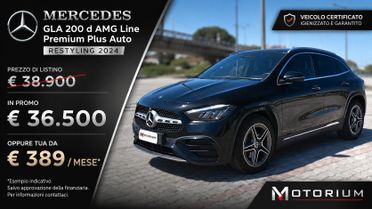 Mercedes-benz GLA 200 d AMG LINE PREMIUM PLUS AUTO – NIGHT PACKAGE - FULL OPTIONAL