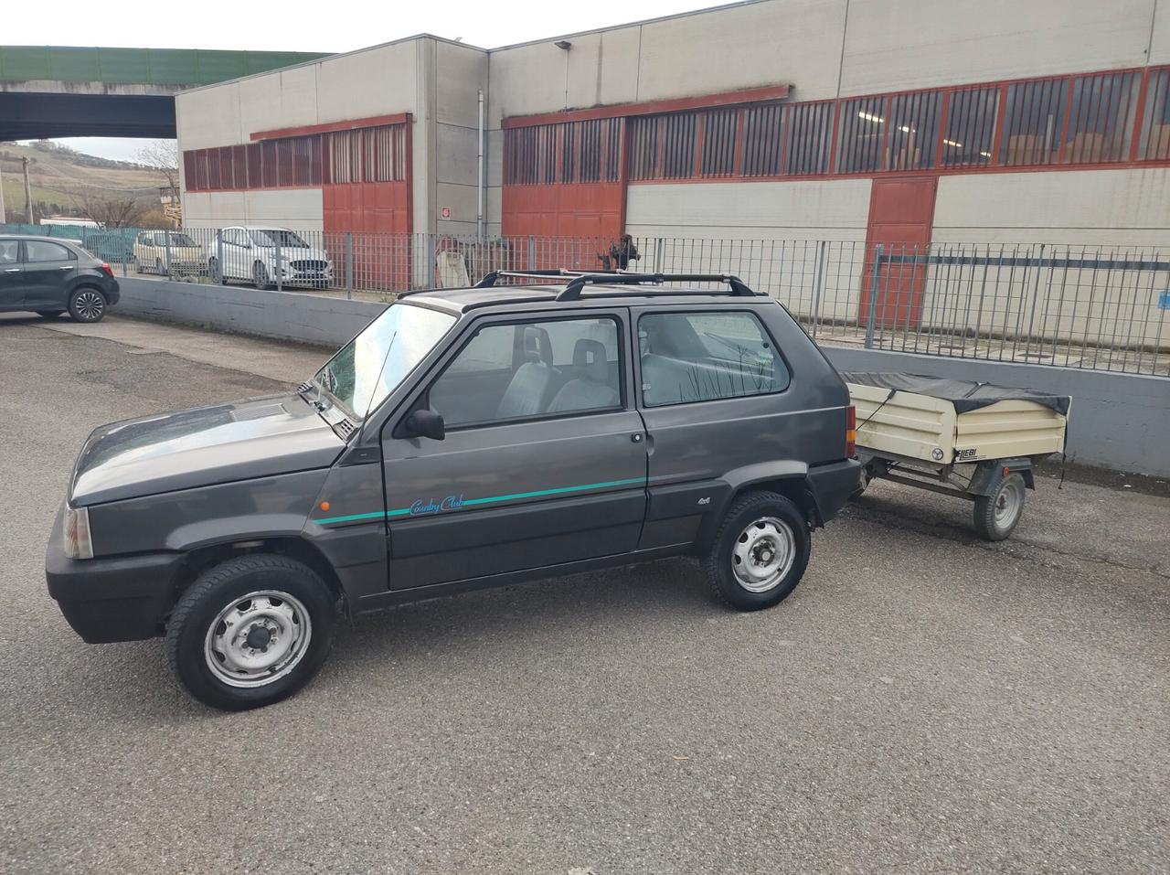 Fiat Panda 1100 i.e. cat 4x4 Country Club gancio traino carrello appendice