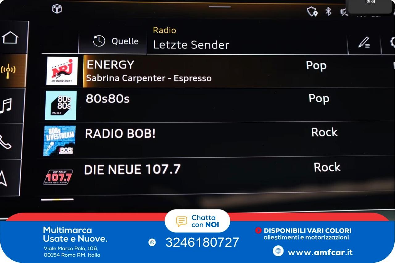 Audi Q3 35 TDI S tronic S line Panoramico telecamera car play