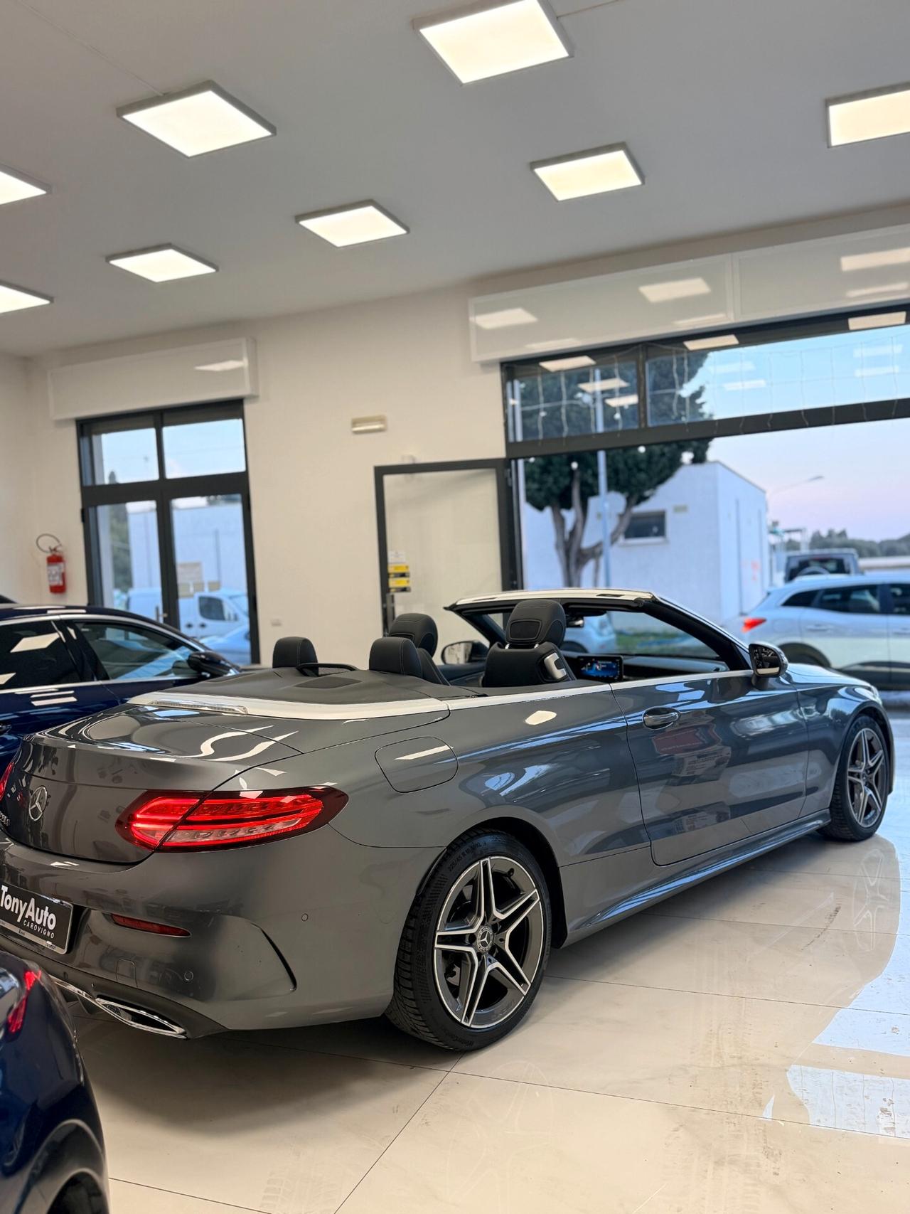 Mercedes-benz C 220 d AutoCABRIO Premium Plus automatica con LUCI SOFFUSE,VIRTUAL COCKPIT,TELECAMERA,APPLE CARPLAY,NAVI