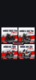 NOLEGGIO MOTO A LUNGO TERMINE DA € 179/MESE
