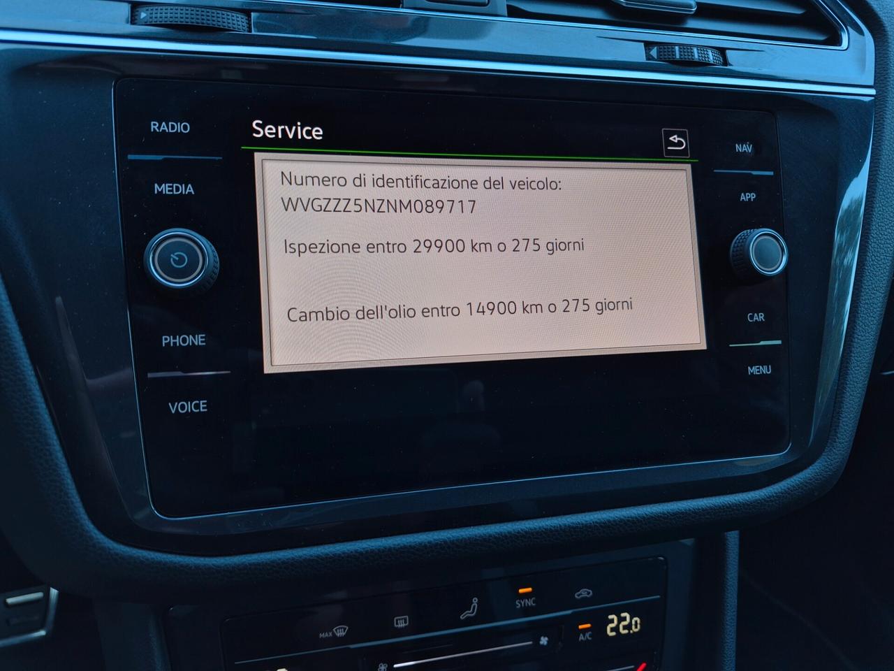 Volkswagen Tiguan ALLSPACE 2.0 TDI R-LINE 4MOTION 7 POSTI DSG LED NAVI APPLE CAR PLAY/ANDROID AUTO 360° ACC C.19 WIRELESS AMBIENT LIGHT