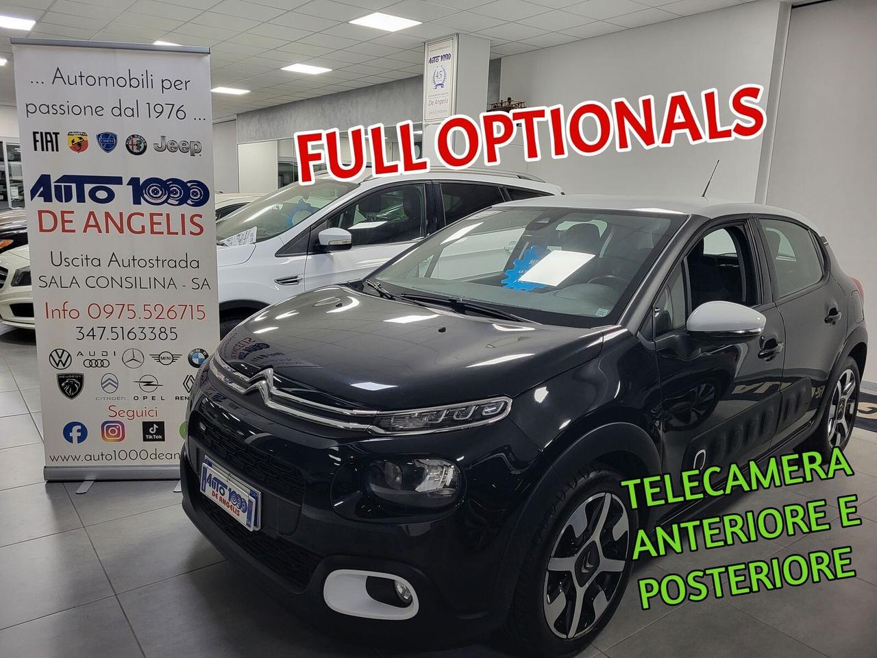 Citroen C3 1.2 110 CV *** SHINE FULL OPTIONALS DOPPIA TELECAMERA