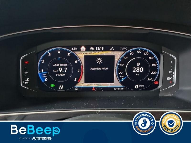 Volkswagen Tiguan 2.0 TSI R-LINE 4MOTION 190CV DSG