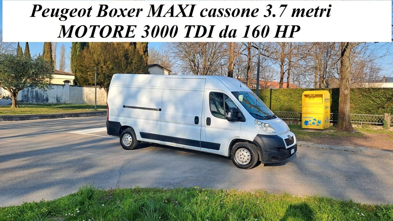 Peugeot Boxer MAXI 3.0 TDI 160 hp cassone 3,7 metri