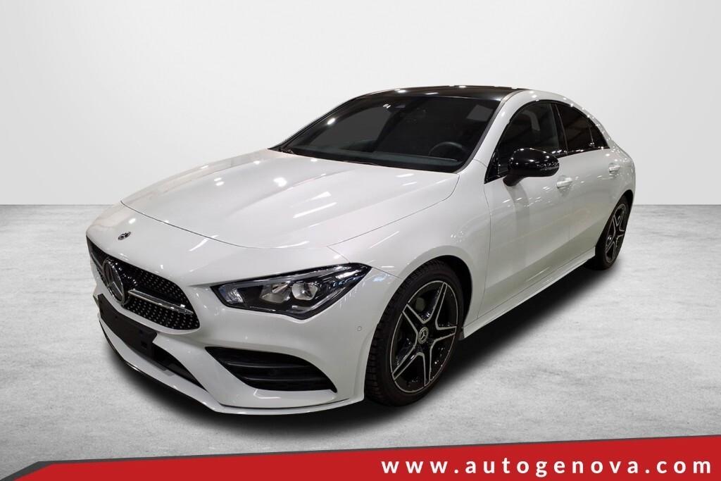 MERCEDES-BENZ CLA 180D 116CV 6M. AMG LINE ( FARI LED - CRUISE - PELLE - NAVI PREMIUM - NIGHT PACK - PARK ASSIST - CERCHI 18 - TETTO BICOLORE )