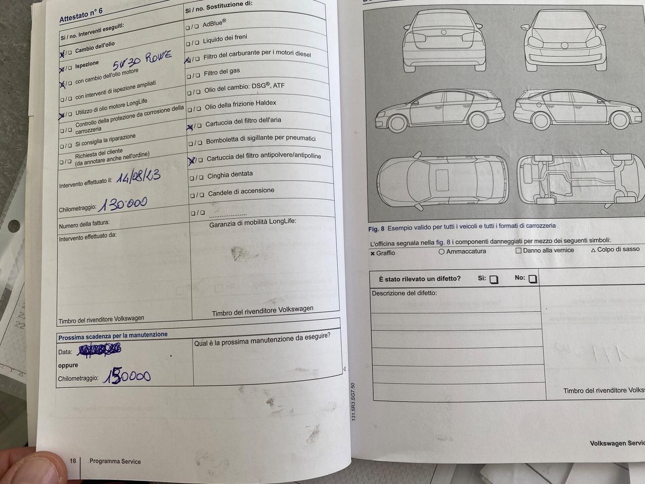 VOLKSWAGEN GOLF 1.6 DIESEL SERIE SETTE