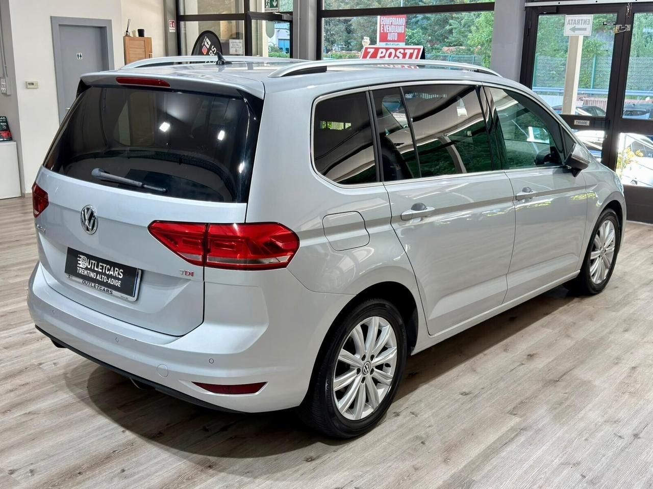 VW TOURAN 1.6TDI 115cv 7POSTI 1PROPRIETARIO