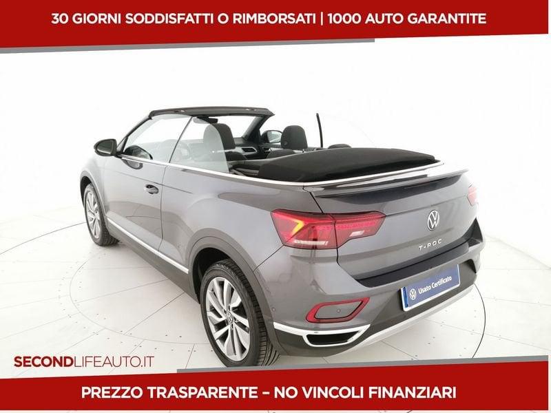 Volkswagen T-Roc Cabriolet 1.0 tsi Style 110cv