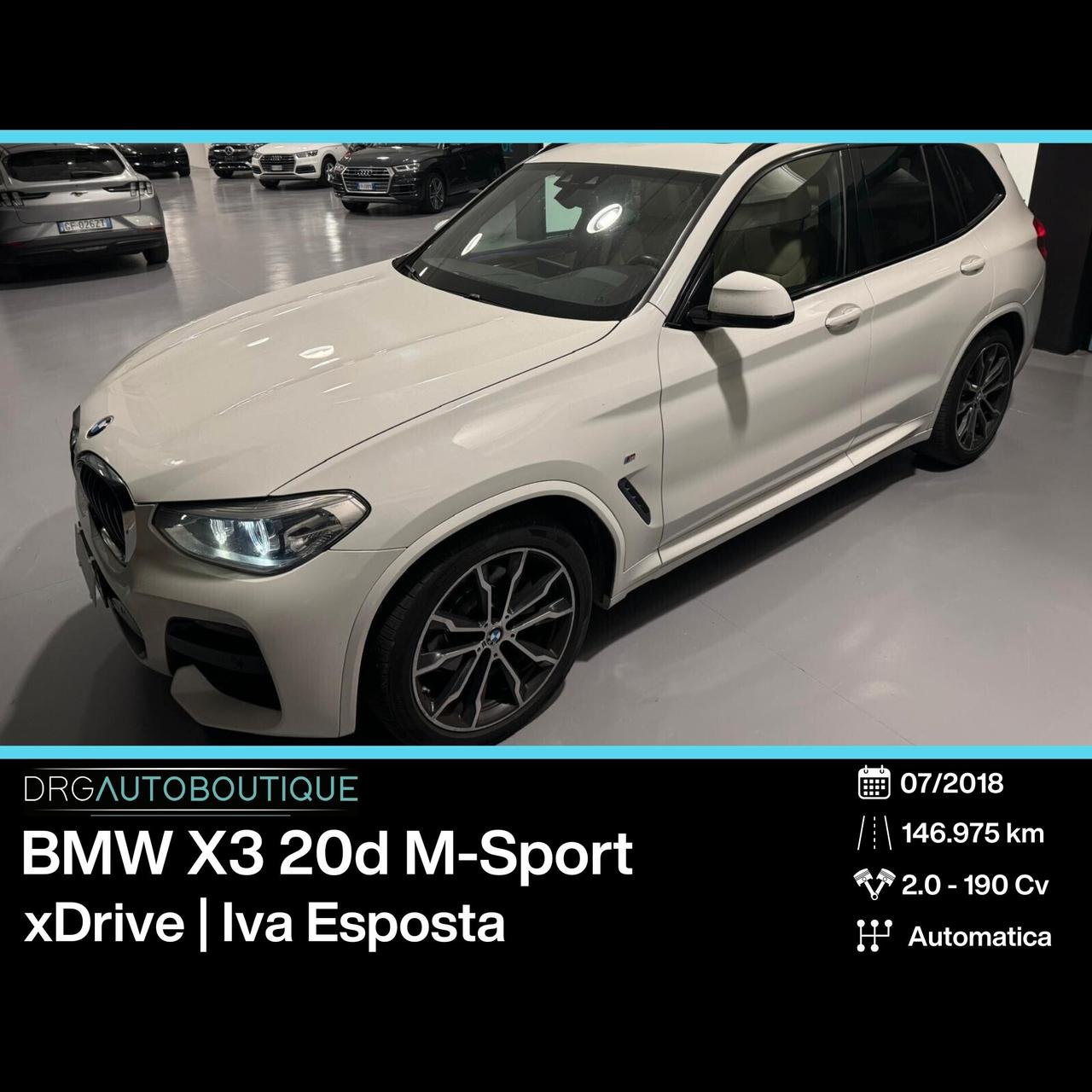 Bmw X3 xDrive 20d Msport/TETTO/PELLE/IVA ESP