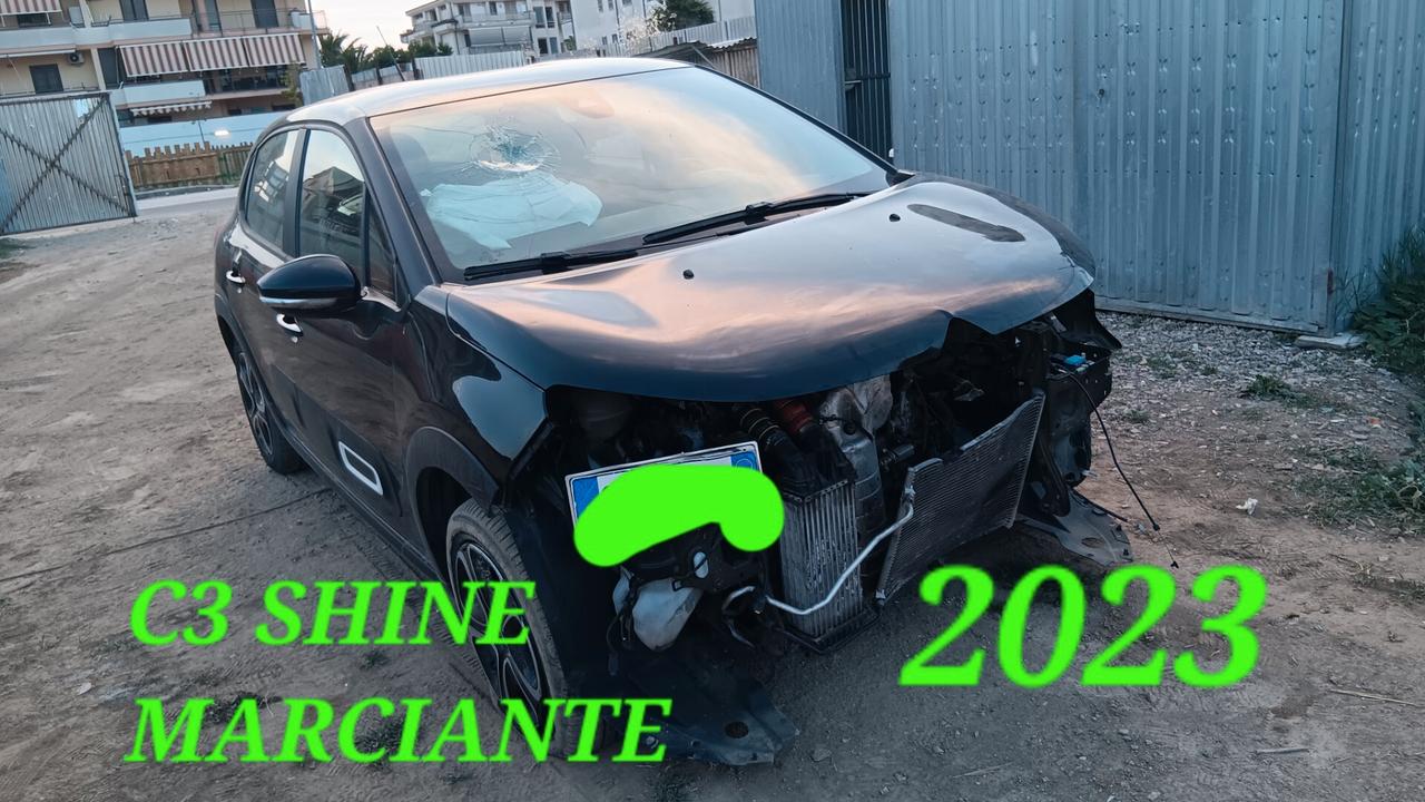 Citroen C3 SHINE incidentata sinistrata mondialcars 023