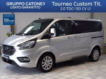 FORD tourneo custom 310 2.0 tdci 130cv Titanium L1H1 E6 del 2021