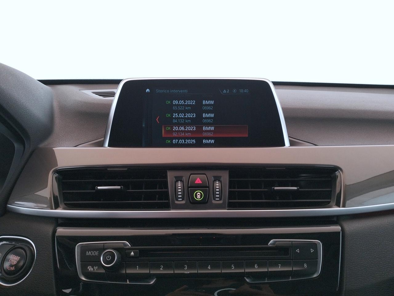 Bmw X1 sDrive18d xLine auto - TAGLIANDI BMW
