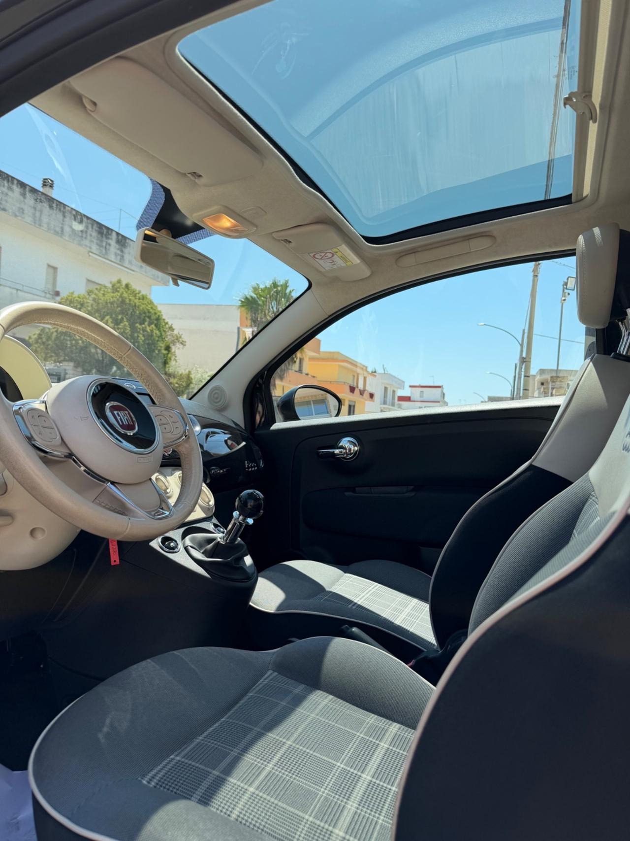 Fiat 500 1.2 69 cv Lounge-2019/GPL/LED/PANO