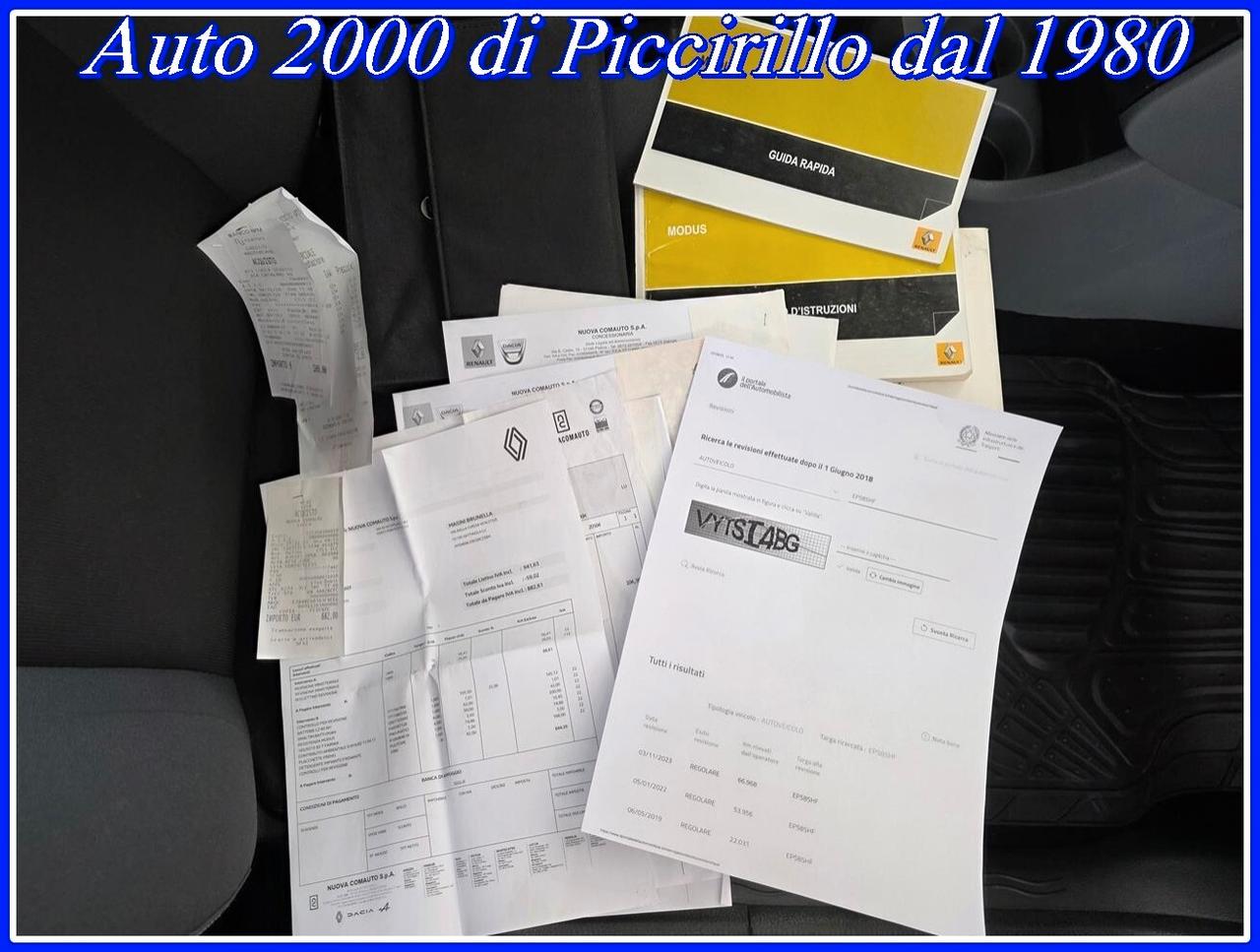 Renault Modus 1200 benzina Unico Proprietario