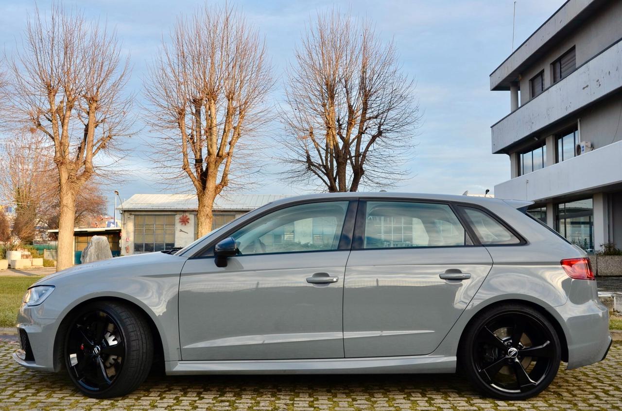 AUDI RS3 SPB 2.5 TFSI QUATTRO S-TRONIC 367cv, ECCELLENTI CONDIZIONI, PRIMA VERNICE, TUTTI SERVICE UFF AUDI, UFF ITALIANA, SCARICO RS, PERMUTE