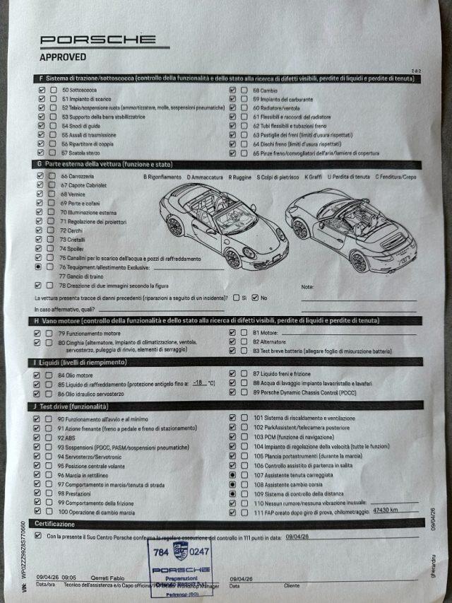 PORSCHE 997 Carrera S Cabriolet MK1 MY 2008