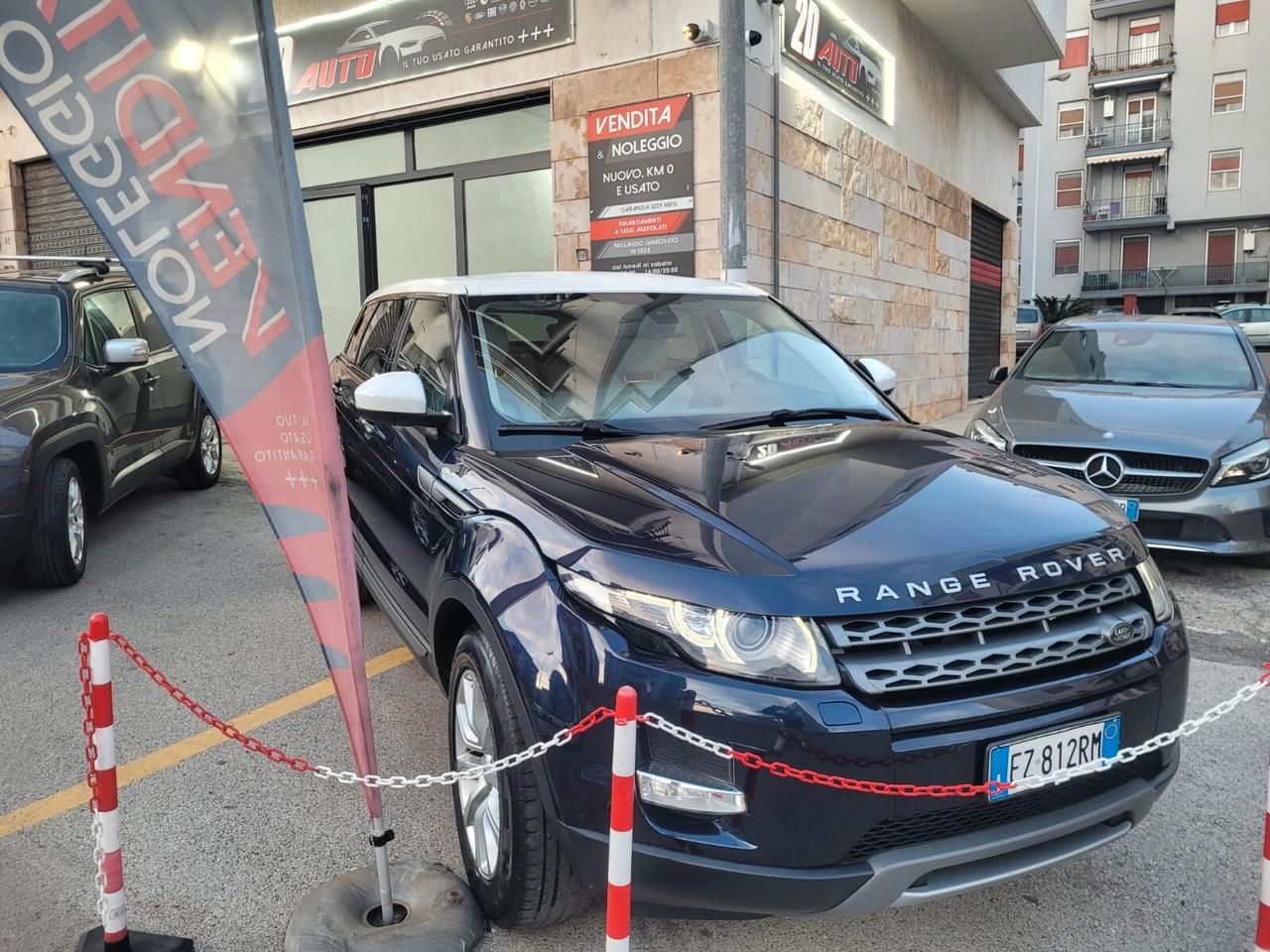 Land Rover RR Evoque 2.2 TD4 Prestige * 2015 * Bicolore blu tetto bianco * Garantita 12 Mesi