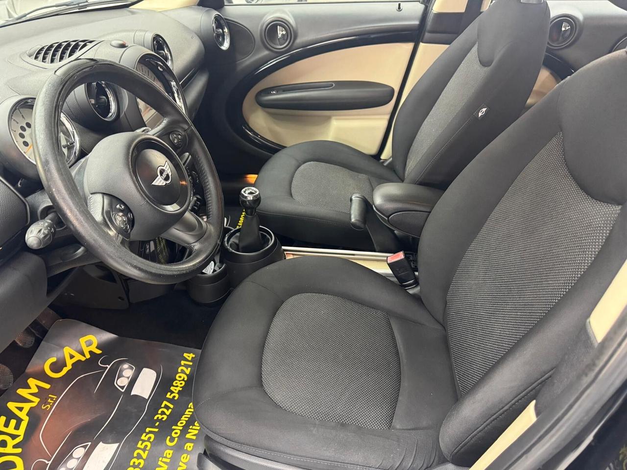 Mini Cooper D Countryman 1.6 diesel 111Cv -Ok Neopatentati