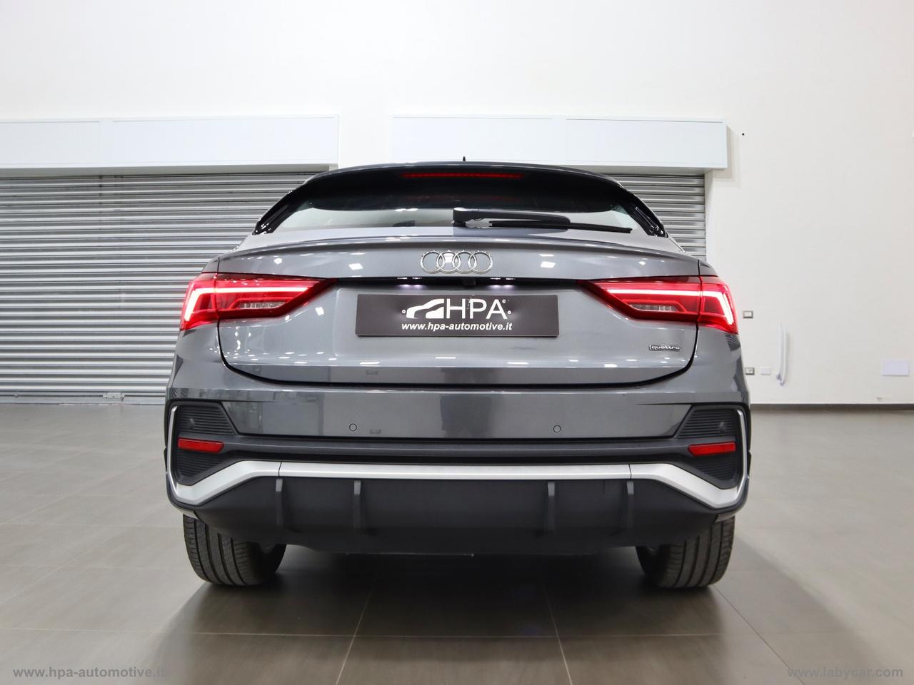 AUDI Q3 SPORTBACK 2.0TDI 200CV S-tronic S-LINE NAVI MATRIX LED PELLE QUATTRO RETROCAMERA