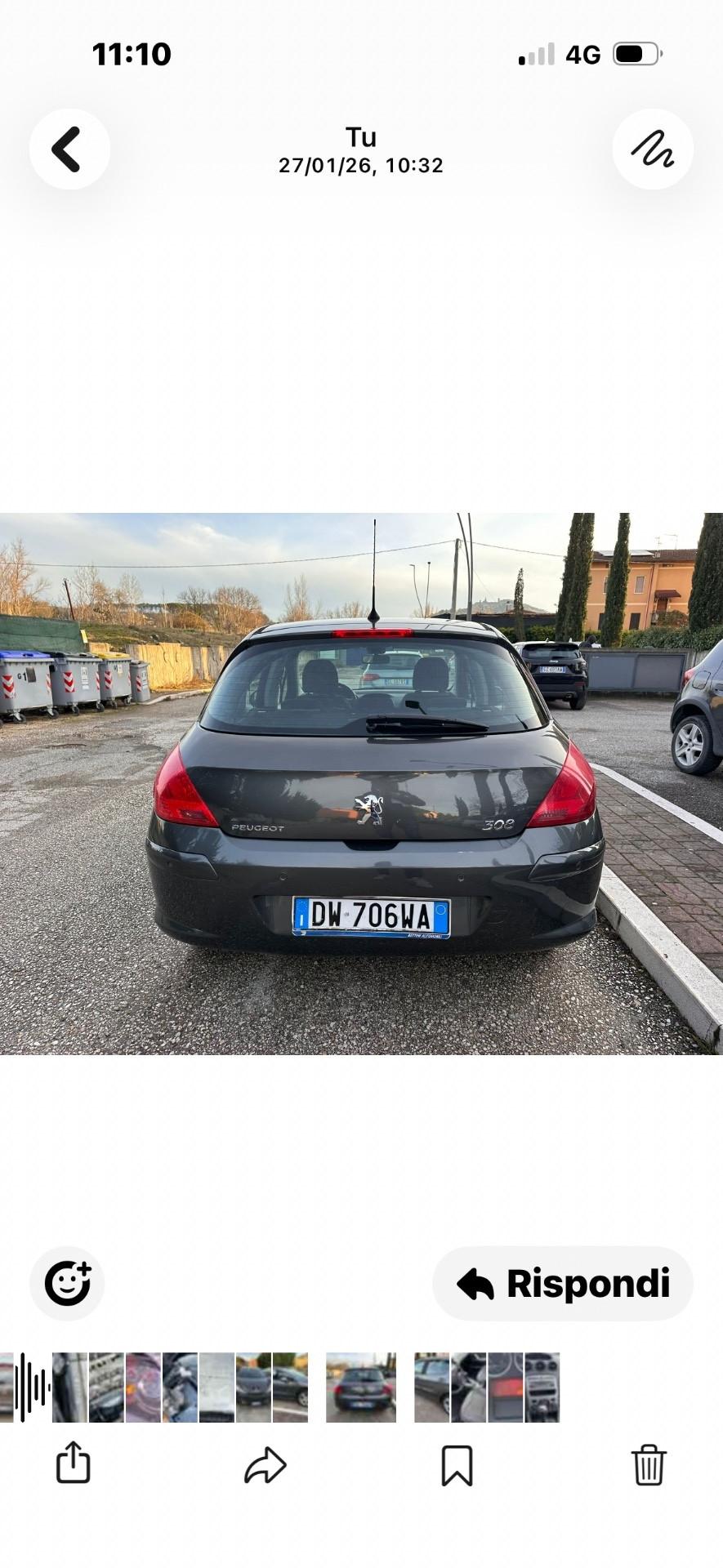 Peugeot 308 1.6 VTi 120CV 5p. Tecno