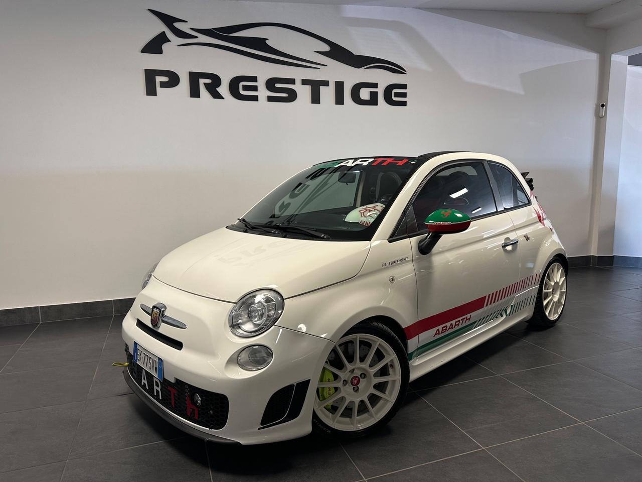 ABARTH CABRIO OVER 300CV MTA PELLE ROSSA PRONTA CONSEGNA