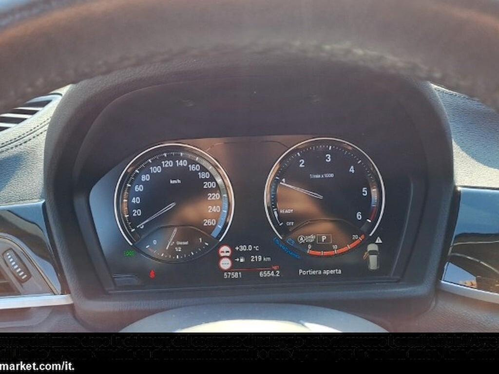 BMW X1 16D 115CV STEPTRONIC S-DRIVE XLINE PLUS ( FARI LED - PELLE - AMBIENT LIGHTS - CRUISE - NAVI - PARK ASSISTANT - TELECAMERA POST. - CERCHI 18 )