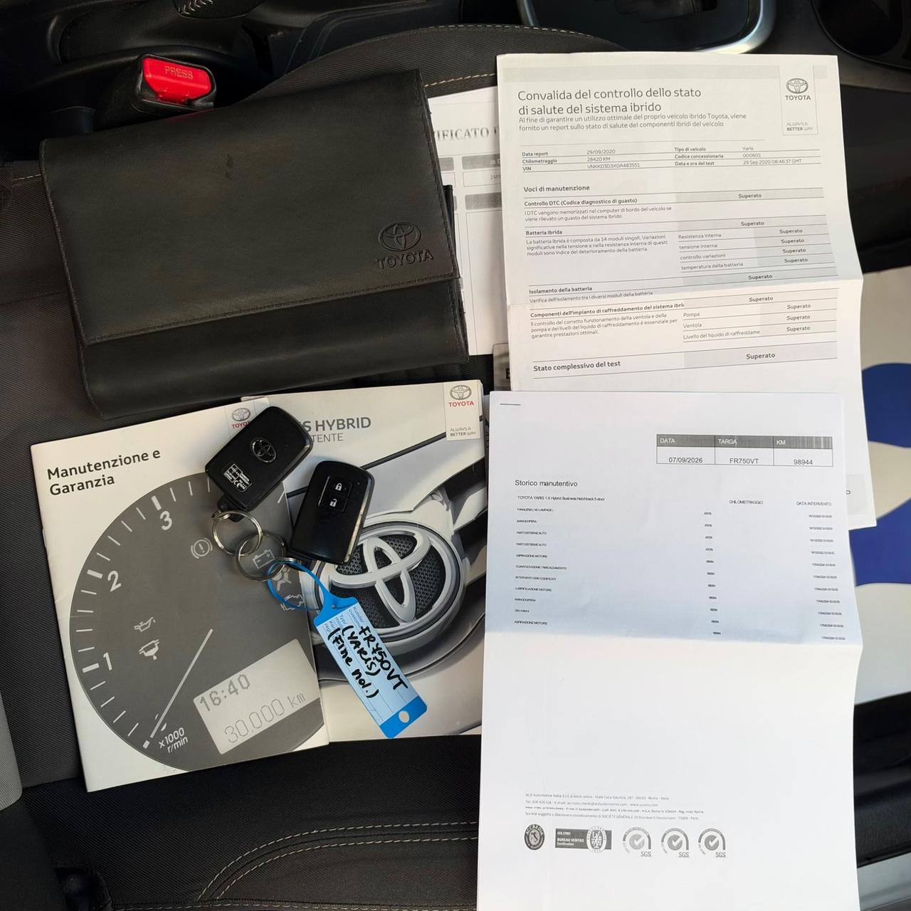 Toyota Yaris 1.5 Hybrid 5 porte Active