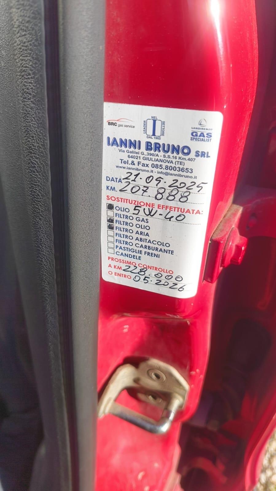 Fiat Panda 1.2 benzina/metano 2008