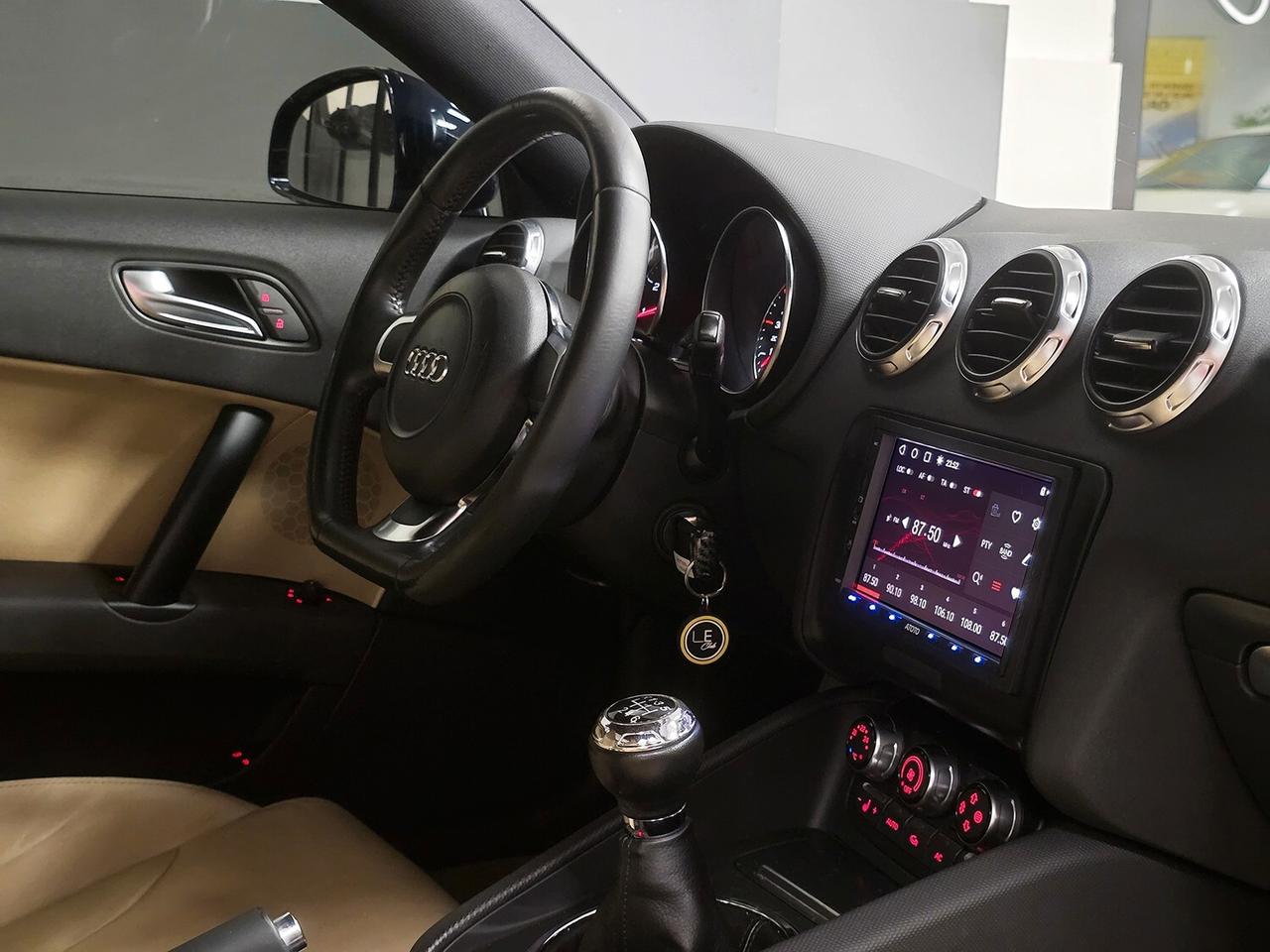Audi TT II Coupe 2.0 tfsi 200CV BLU MAREPERLA _ MANUALE SERVICE BOOK STAGE 1 _ FANALI LED