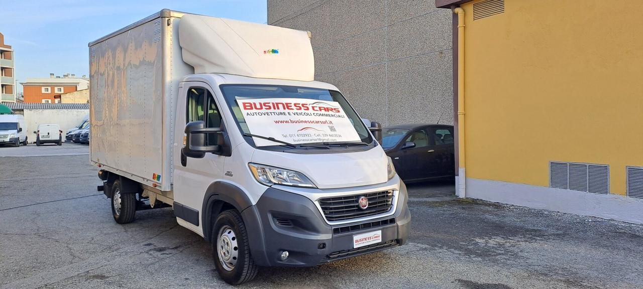 Fiat Ducato 2.3 MTJ 150 CV BOXATO CON SPONDA POSTERIORE PALFINGER KG. 400-MOTORE NUOVO