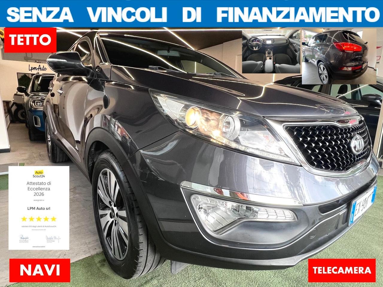 Kia Sportage 1.7 CRDI VGT 116CV TETTO APRIBILE*NO VINCOLI DI FINANZIAMENTO*NAVI RETROCAMERA