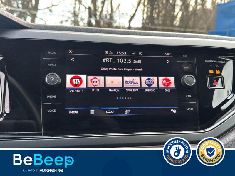 Volkswagen Taigo 1.0 TSI R-LINE 110CV