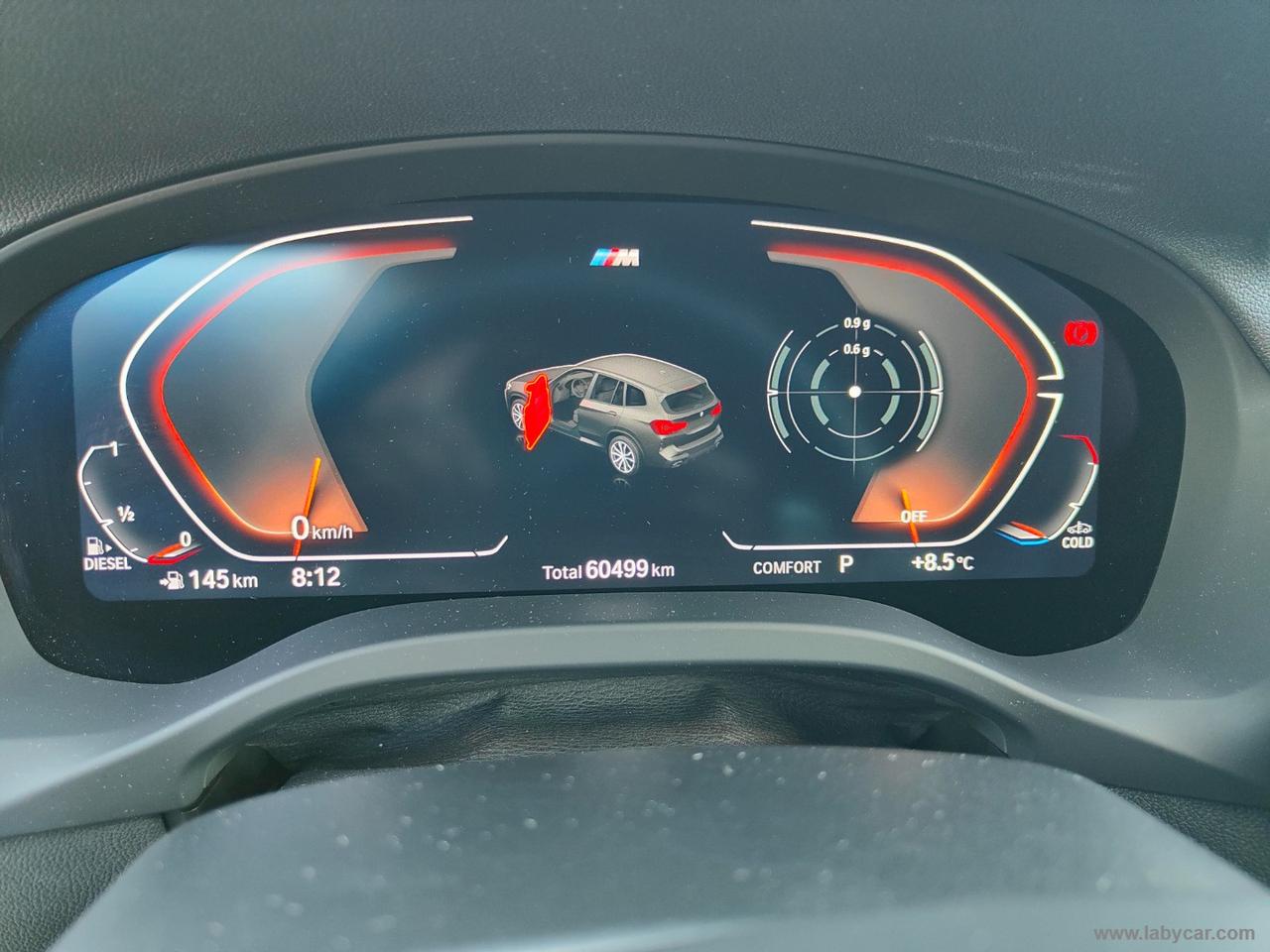 BMW X3 xDrive20d Msport PELLE FULL-VIRTUAL CAMERA