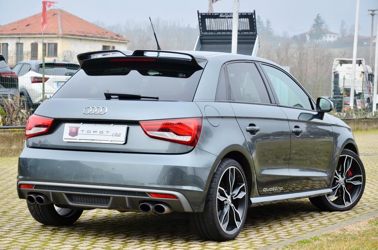 AUDI S1 SPORTBACK 2.0 TFSI QUATTRO 231cv 5p, UFF ITALIANA, SERVICE AUDI, SEDILI GUSCIO, PELLE, XENO, PERMUTE