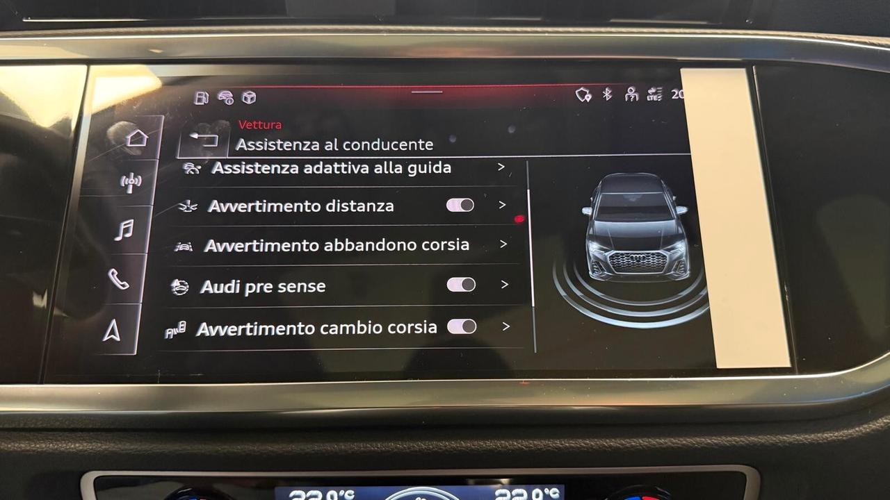 AUDI Q3 SPB 35 TDI IDENTITY BLACK KM0 2024 TETTO APRIBILE