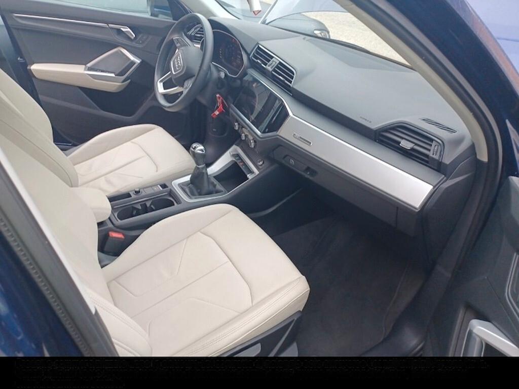 AUDI Q3 35 TDI 150CV 6M. BUSINESS ADVANCED ( FARI LED - VIRTUAL COCKPIT - TETTO PANORAMICO APR. - CRUISE - PELLE - NAVI - PDC - CERCHI 18 )