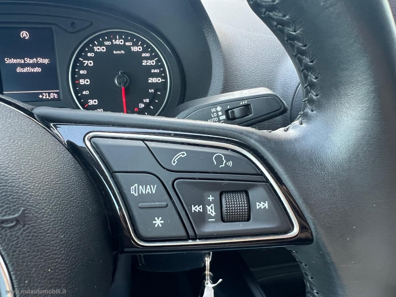 AUDI A3 SPB 30 TDI FARI LED NAVIGATORE
