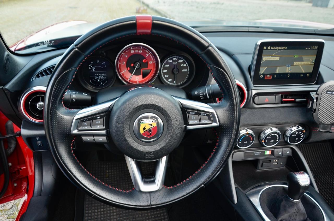 ABARTH 124 SPIDER 1.4 t. m.air 70° 170cv MANUALE, ECCELLENTI CONDIZIONI, SERVICE BOOK PRESENTE, HI-FI BOSE, EURO 6C, PELLE, PERMUTE