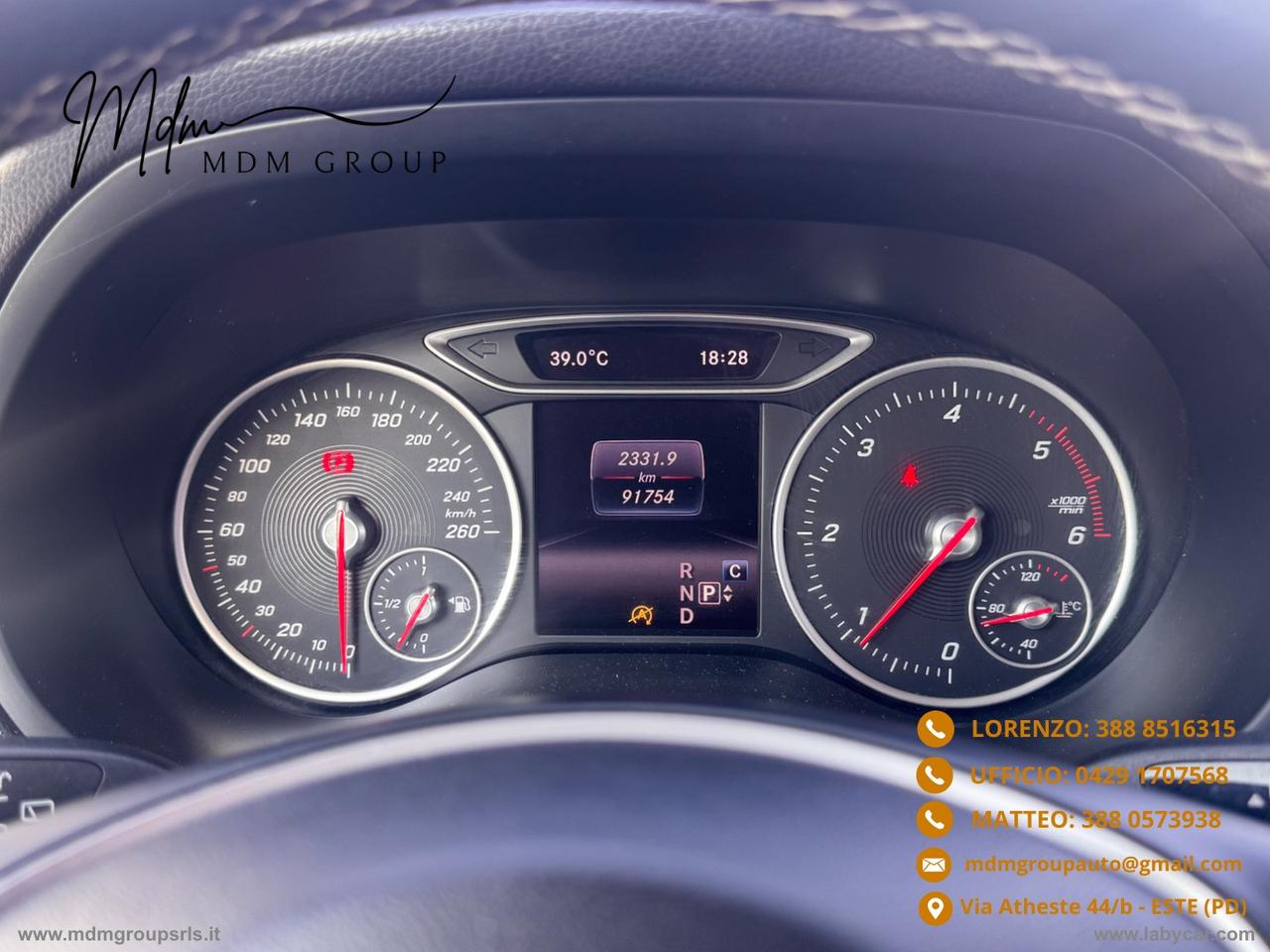 MERCEDES-BENZ B 180 d Automatic Executive