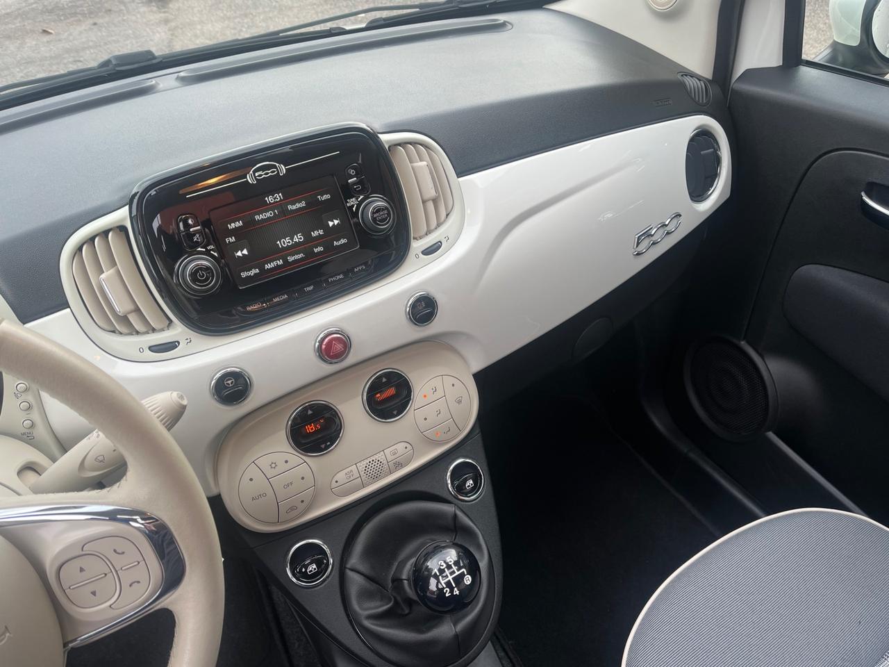 Fiat 500 1.2 Lounge-Km69500-tetto apribile
