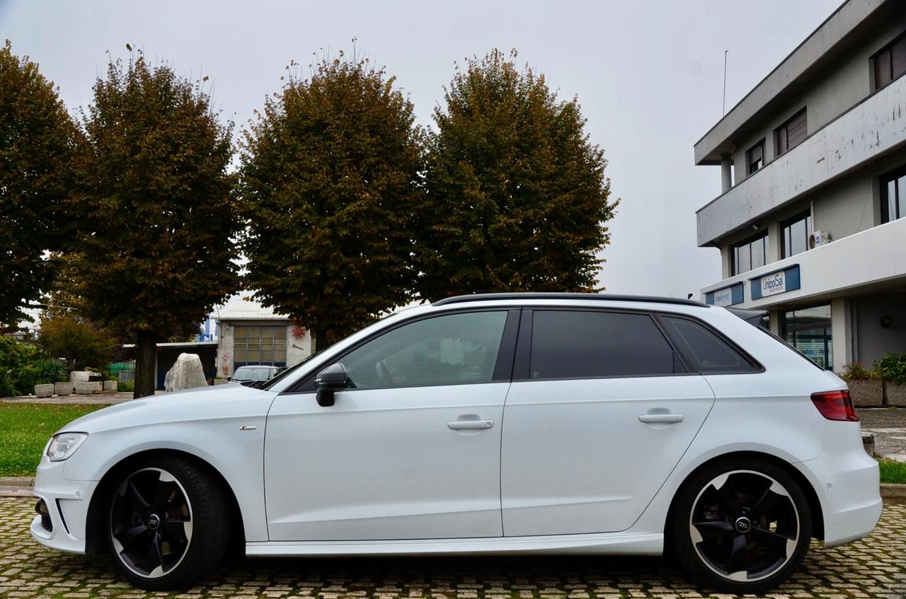 Audi A3 SPB 2.0 TDI 184 CV quattro S-tronic auto, SERVICE UFF, S-LINE INT-EST, EURO 6B, NAVI, BI-XENO, PERMUTE