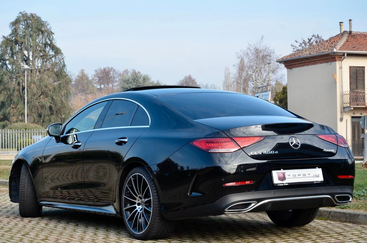 MERCEDES-BENZ CLS 400 COUPE PREMIUM PLUS 4MATIC 340cv AUTO, SERVICE MERCEDES, UFF ITALIANA, TETTO, BURMESTER, MULTIBEAM, RETROCAMERA, PELLE, PERMUTE