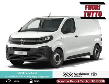 Opel Vivaro 1.5 Diesel 100CV S&S PL-SL-TN L Furg.Enjoy Maggiorata