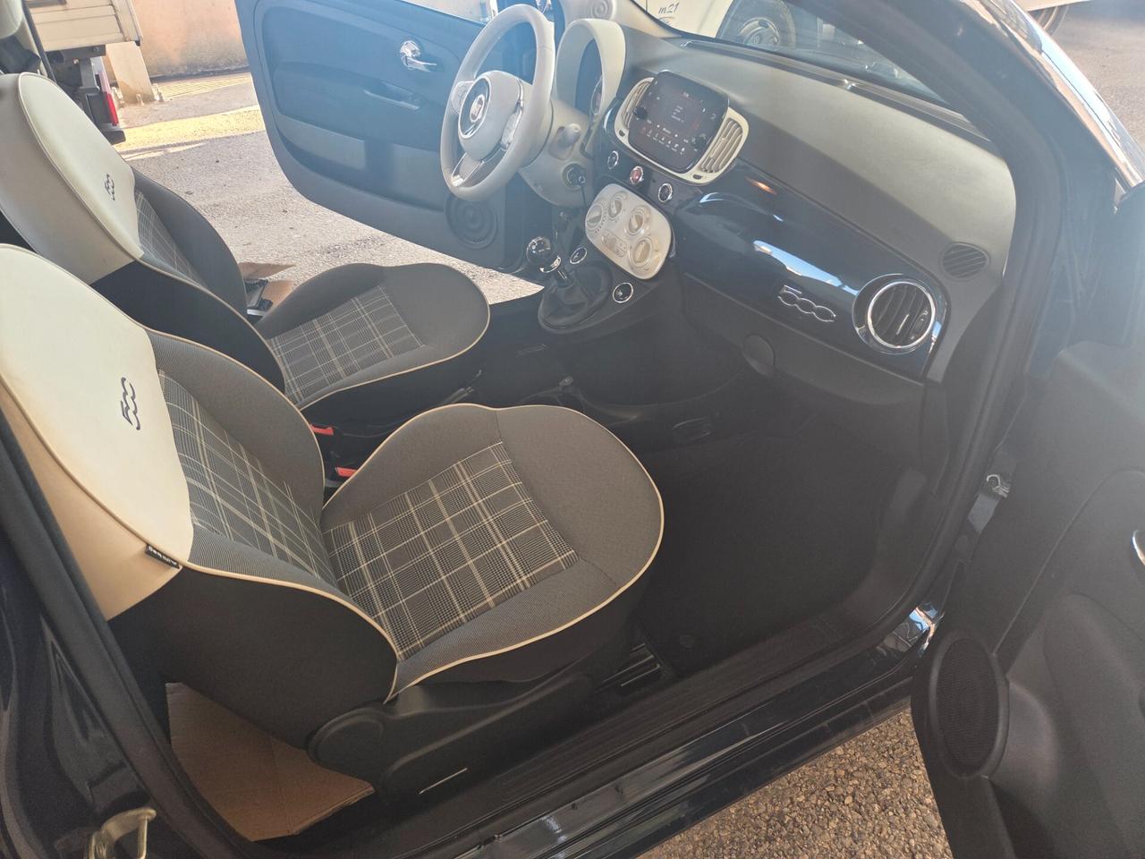 Fiat 500- 1.2 LOUNGE Blu NAVI7' MY 2019