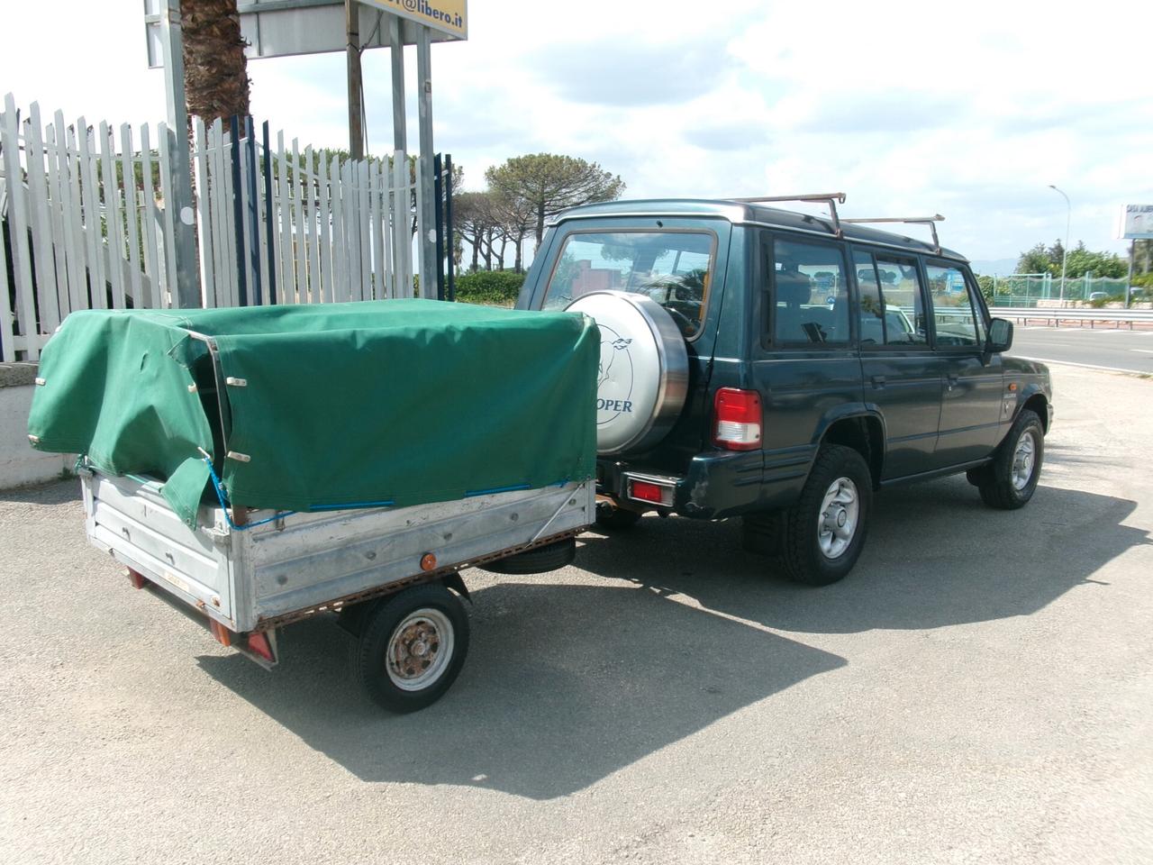 Hyundai Galloper 2.5 TDI 7 POSTI 4X4 GANCIO TRAINO CON CARRELLO COMPRESO **GUARNIZIONE TESTATA DA RIFARE**