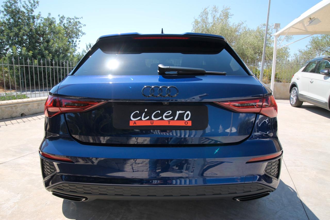 Audi A3 Spb 40 tfsi e Identity Black s-tronic|22000 km|2024