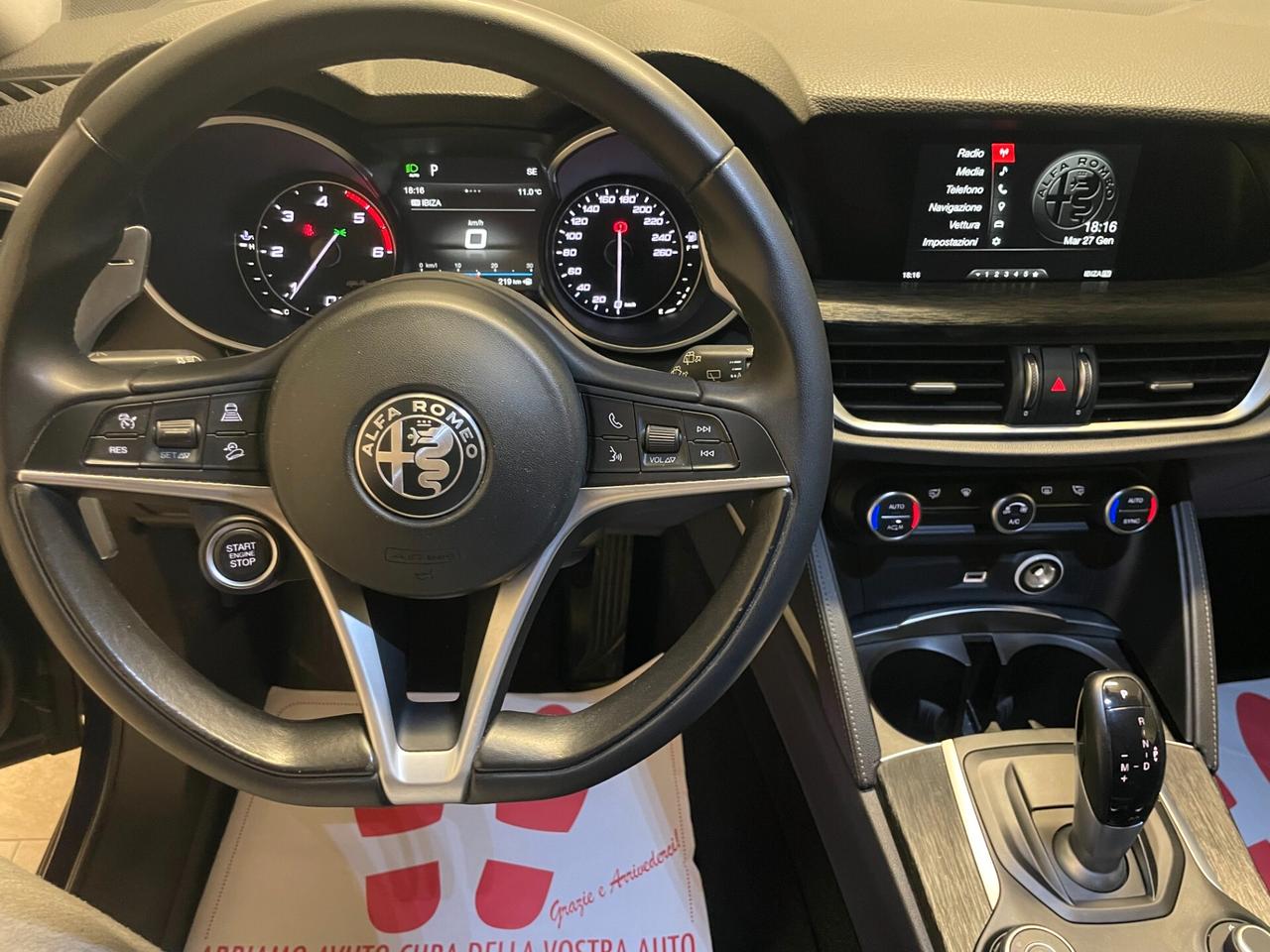 Alfa Romeo Stelvio 2.2 160 CV Q4 RWD AT8 Business DISTRIBUZIONE TAGLIANDO