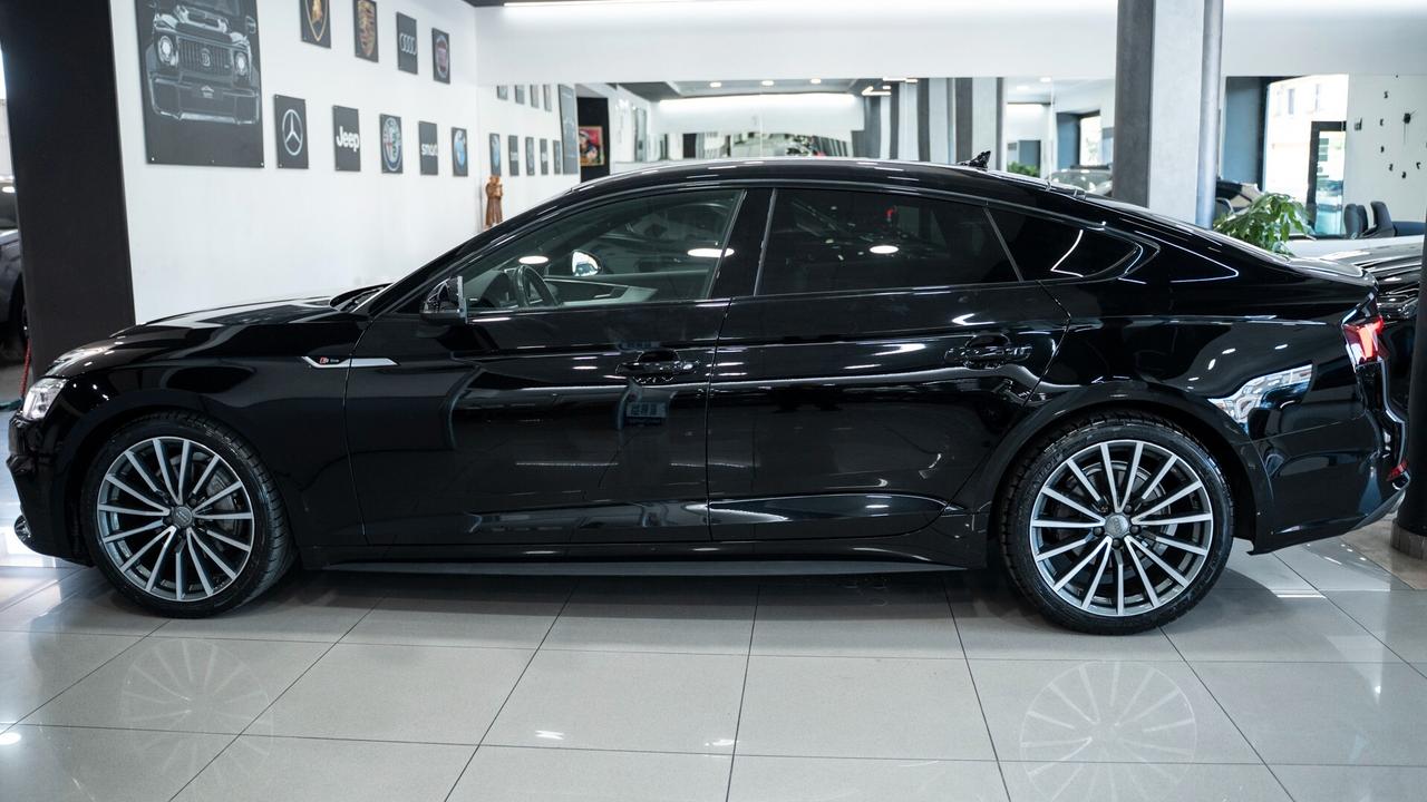 Audi A5 SPB SPORTBACK 40 2.0 TDI 190 CV QUATTRO 19" S LINE TRONIC VIRTUAL CKT XENO NAVI PELLE FULL